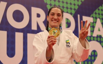 Mayra Aguiar é tricampeã mundial de judô