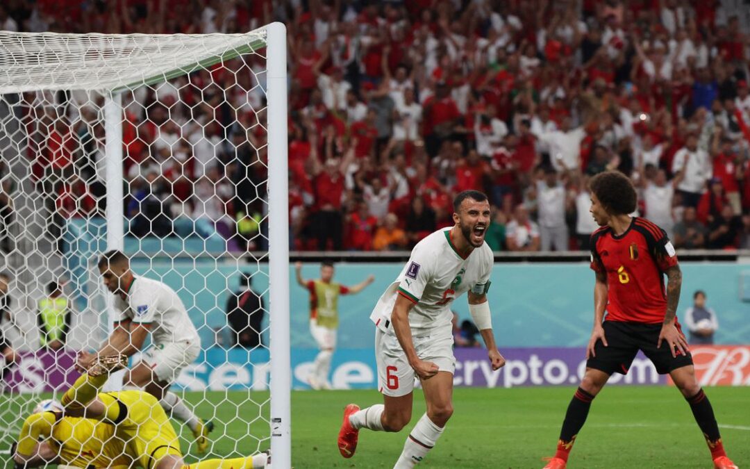 Marrocos vence e derruba favoritismo da Bélgica