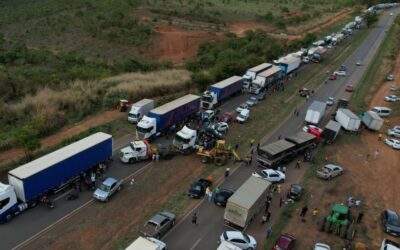 Frete de milho sobe 20% em MT após bloqueios