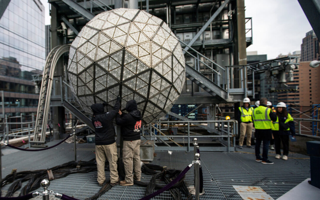 Bola de Réveillon da Times Square ganha novos cristais