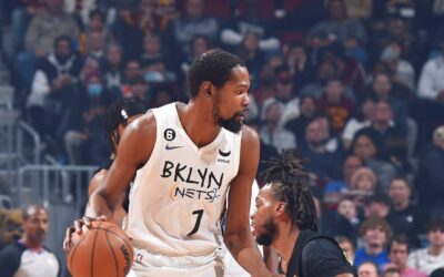 Nets derrota Cavaliers em noite histórica de Durant