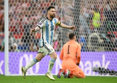 Messi marcou o primeiro...