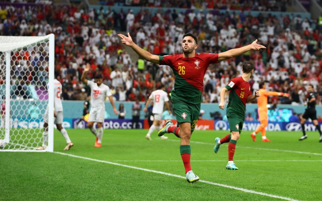 Portugal estraçalha ferrolho suíço: 6 a 1