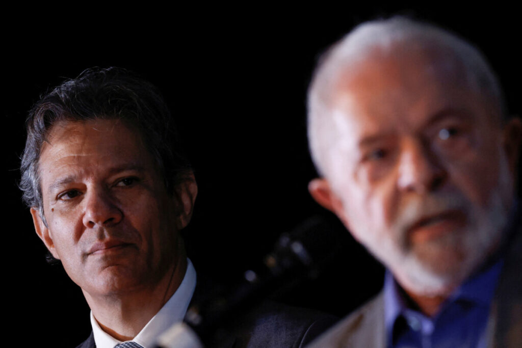 Haddad e Lula em Brasília