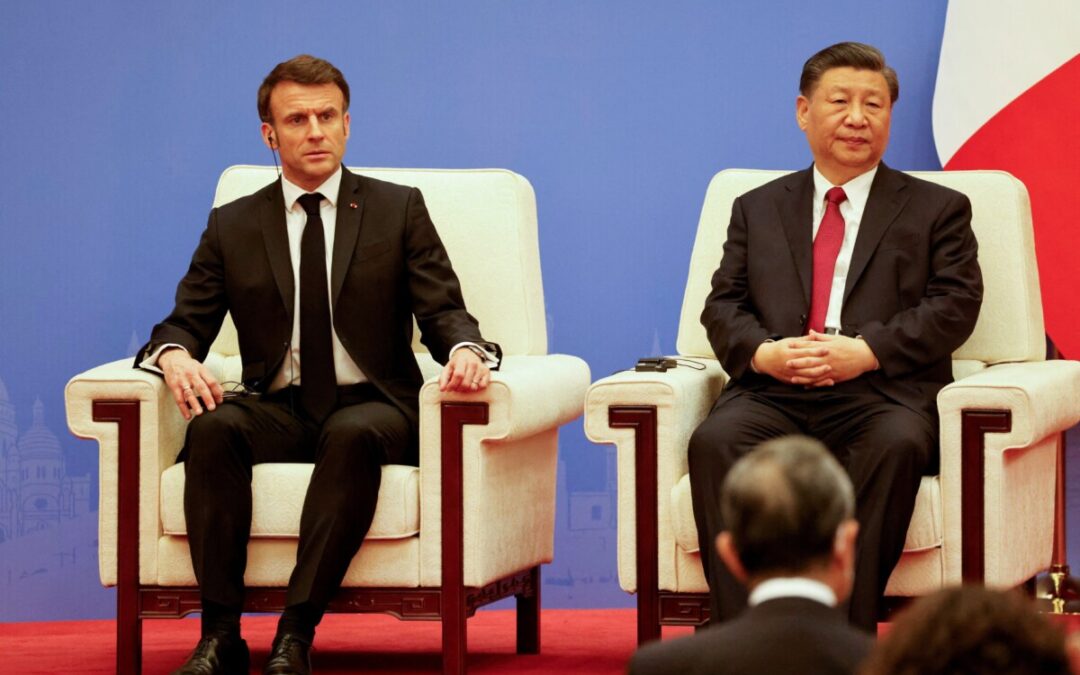 Macron pede a Xi Jinping interceda pela paz